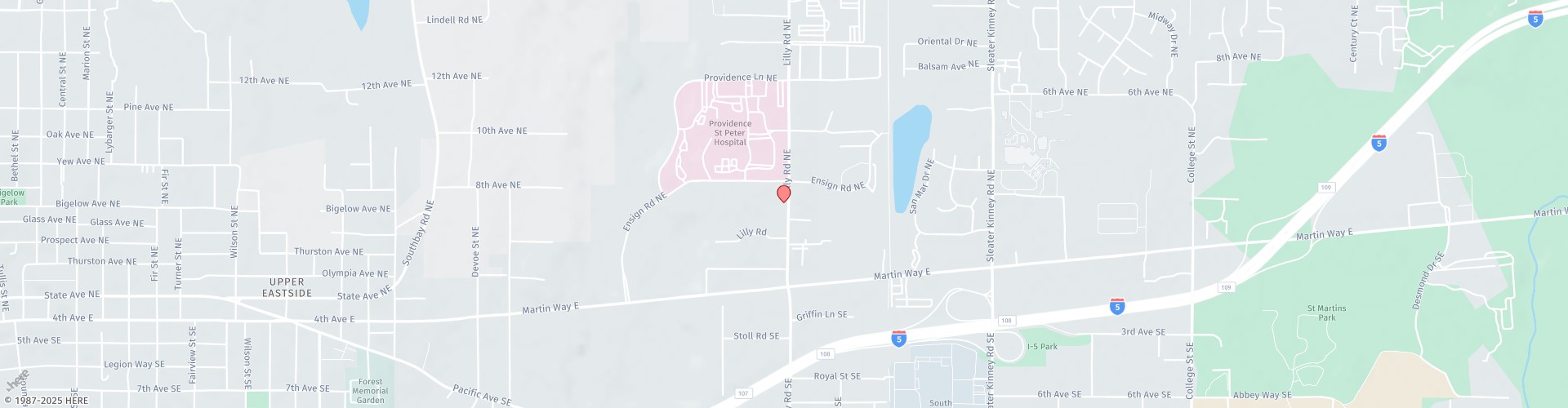 Location Map: 300 Lilly Rd NE Olympia, WA 98506